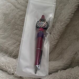 Pink Multicolor Charm Ballpoint Pen